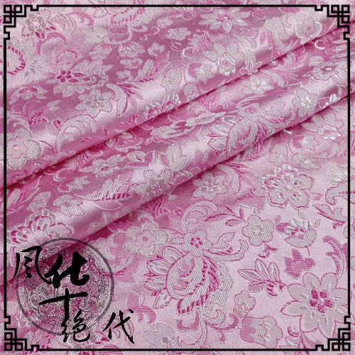 Trang phục cổ Hanfu Tang phù hợp với sườn xám quần áo trẻ em COS Quần áo vải / gấm-hồng đáy nụ cười - Vải vải tự làm