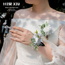 MISSXIU Wedding White Lovers] The bridegrooms bridal bridal bridal bridal bridal bridal bridal bridal bridal bridal bridal bridal bridal bridesmaids wrist flowers