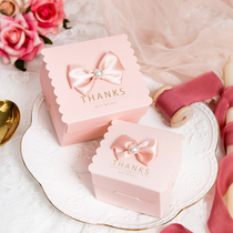 MISS XIU Korean girl heart] Original pink sweet wedding candy carton 10pcs 50pcs