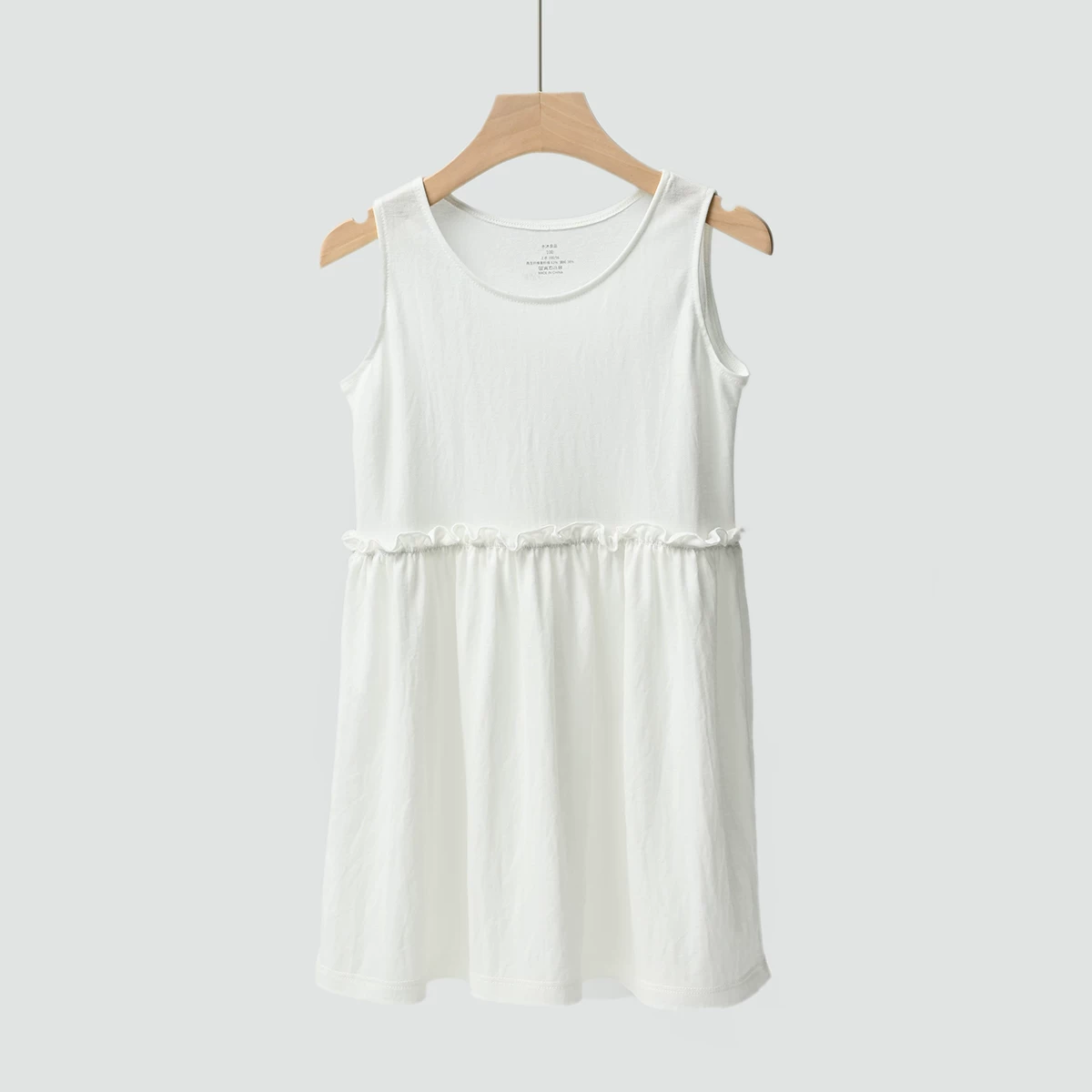 Children's thin sleevless dress sleevless