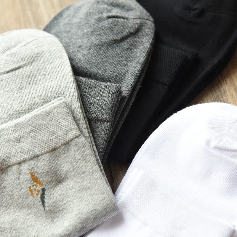 Vớ nam, vớ cotton ống, bốn mùa, vớ rộng, co giãn vớ dài