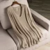 Áo thun nữ cổ chữ V dài Chia hai bên Thu mới 1886 K cardigan nữ Áo / áo thun