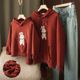 New year's wear, parent-child children's hooded fleece sweatshirts for women, boys and girls, zhongda tong shandong online store