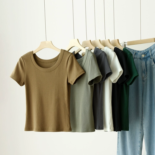 Youkosi Wood Fiber Thin Ladies Thread Slim T -Forg