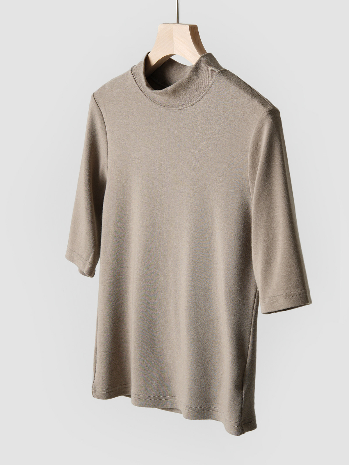 Нежный Мягкий клейкий мисс водолазка пятый из рукава свитер термостатический эластичность твердый теплый короткий рукав шаньдун Интернет магазин 