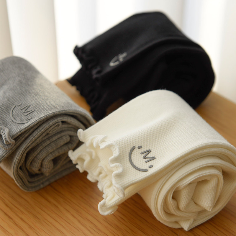 Child inside lap pants girl sashimi elastic long pants CUHK Scout 100 lap pit bar pants spring child clothing