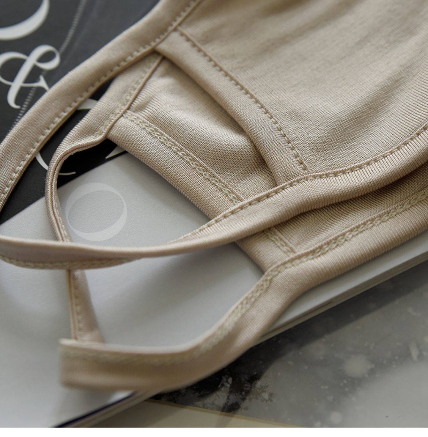 Марлевая повязка от пыли 透气不闷 不粘腻 四层桑蚕丝口罩 防尘女士挂耳成人口罩