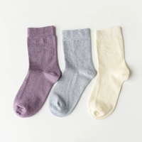 Фиолетовый+светло -голубой+оригинальные белые 210 средней трубки женские носки