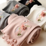 Детские хлопковые леггинсы, осенние штаны, облегающий крой