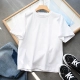 Белый, хлопковый, короткий рукав