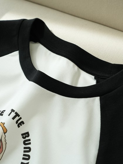 亲子款 优可丝木纤维 女士插肩长袖 儿童打底衫 中大童春秋款童装