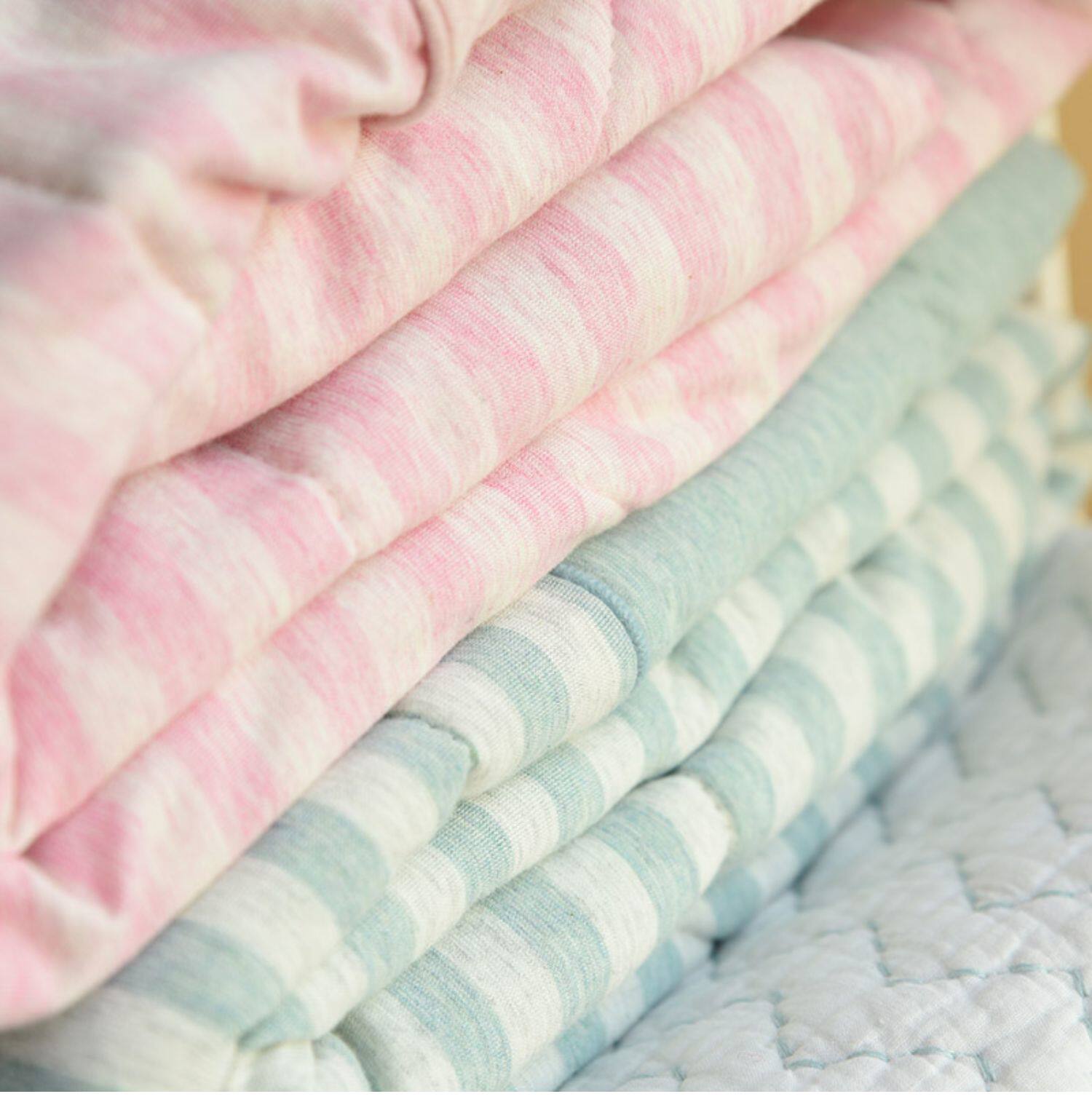 одеяло 春夏款 色纺天竺棉 儿童被子 纯棉宝宝棉被幼儿园被子夏凉被