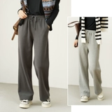 Мягкие комфортные маленькие бархатные однотонные осенние штаны, городской стиль