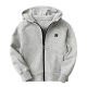 Parent-child women's hooded sweatshirt jacket children's cardigan boys and girls solid color sports tops 110-180cm