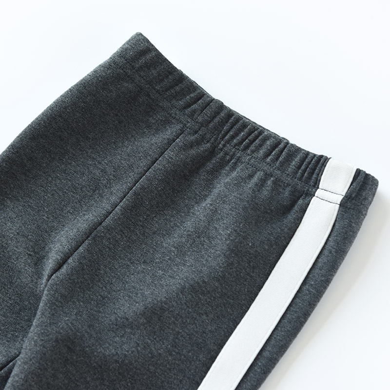Quần legging cotton của trẻ em Chất liệu dày và mềm Quần bé trai và bé gái đánh vần Big boy Trung thu đồ bộ cho bé gái