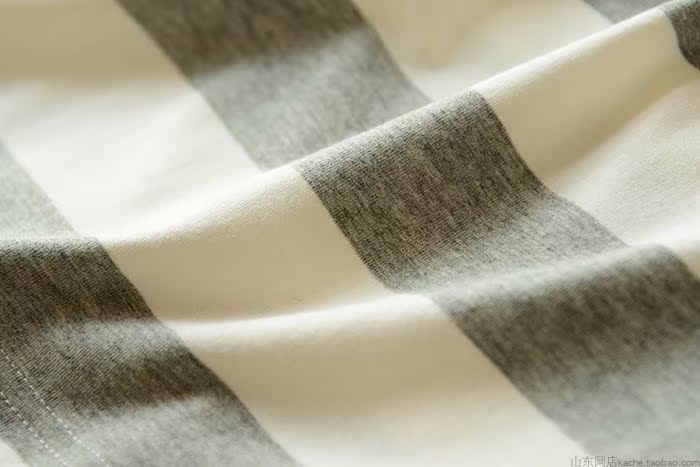 Phá mã xử lý cặp mẫu quần áo sọc nhà phù hợp với quần short cotton ngắn tay nam và nữ váy ngủ lụa tơ tằm