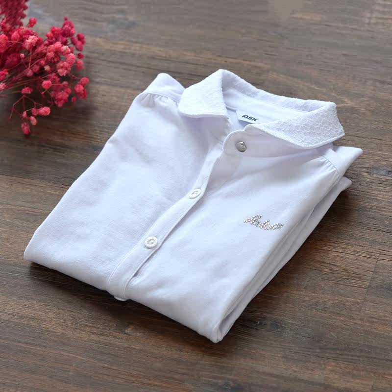 Chemise fille à manche longue - Ref 2084989 Image 7