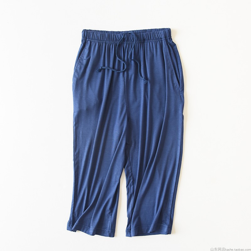 Quần nhà thoải mái, quần nữ, quần crop, quần pyjama, váy mùa hè mỏng quần áo unisex