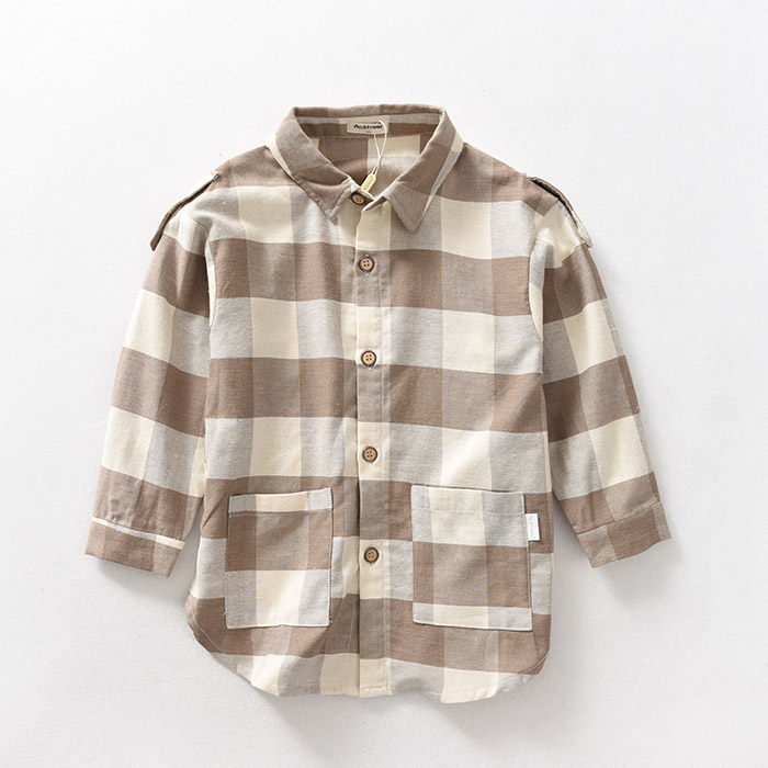 Chemise fille à manche longue en coton - Ref 2085323 Image 24