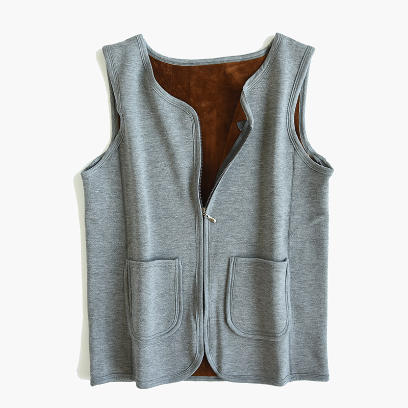 Cặp vợ chồng mẫu áo vest nam cộng với áo nhung ấm, áo vest vest vest chồng mặc quần áo mùa thu đông đồ đôi nam nữ