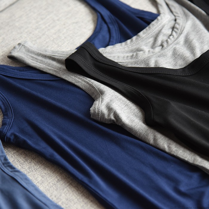 Áo vest nữ mềm mại và co giãn cao mùa hè áo lót mặc vest nam