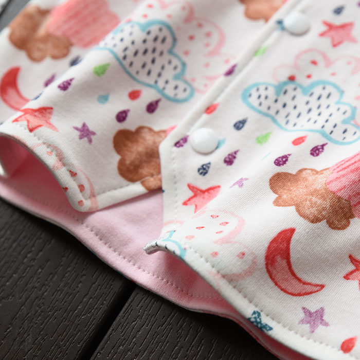 Áo vest trẻ em cotton cho bé đan áo len đan hai bên Mặc áo vest bé trai và bé gái quần áo trẻ em đẹp