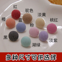 Black and white red color candy color handmade cloth bag button shirt sweater coat shirt cloth button button