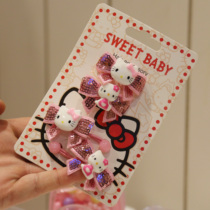 European and American orders children baby hair accessories super cute KT hairclip hair rope series set a card price