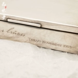 Коробка для хранения, ретро портсигар, 1963 года, Германия, серебро 925 пробы, европейский стиль