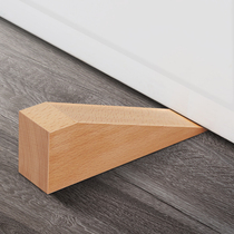 Door stopper creative anti-collision windproof door card fixed ins Nordic solid wood booster door stopper door artifact door wedge