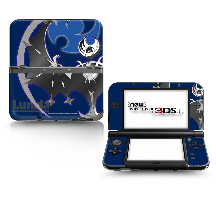 Nhãn dán máy giảm đau 3DSLL MỚI Phim màu dán 3DSLL cũ Mới và cũ ba nhỏ NEW3DS mặt trăng xanh đậm 261 - DS / 3DS kết hợp nesura miếng dán 5d cho máy chơi game