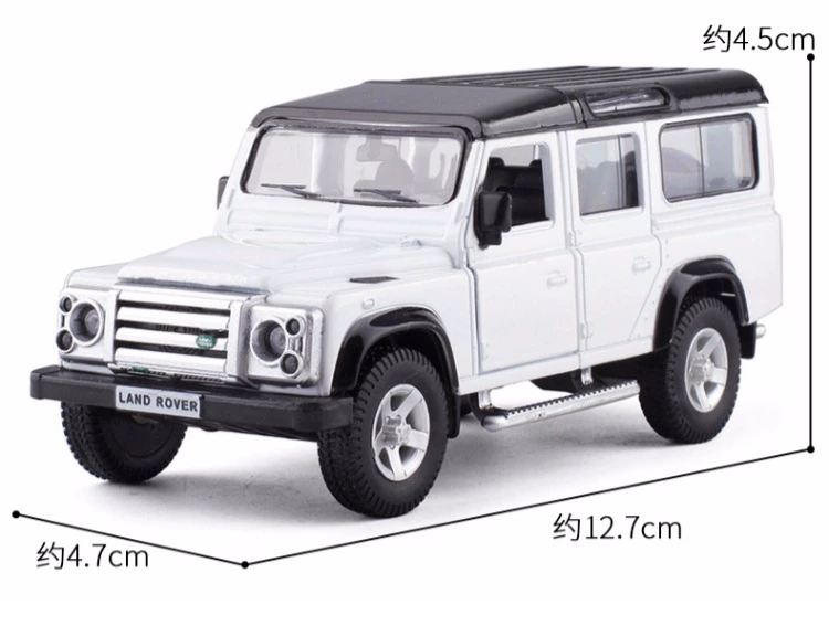 1:36 Land Rover Defender SUV hợp kim xe mô hình đồ chơi xe ô tô mô hình xe hơi - Chế độ tĩnh