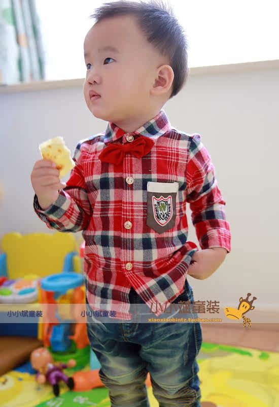 Chemise garcon à manche longue - Ref 2078151 Image 5