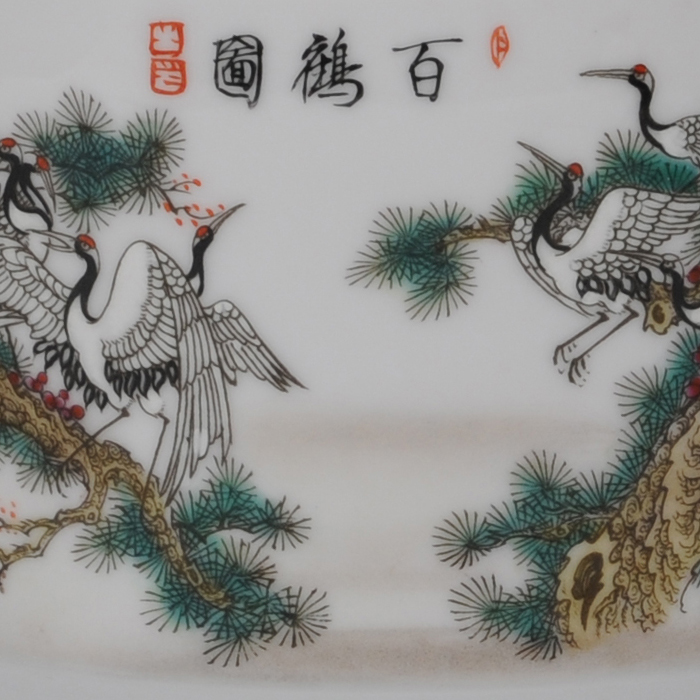 Jingdezhen ceramics furnishing articles archaize of I and contracted household vase in the sitting room porch crafts jewelry accessories