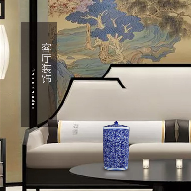 Jingdezhen ceramic POTS sub storage tank large Chinese general moisture caddy fixings meters pot pottery furnishing articles