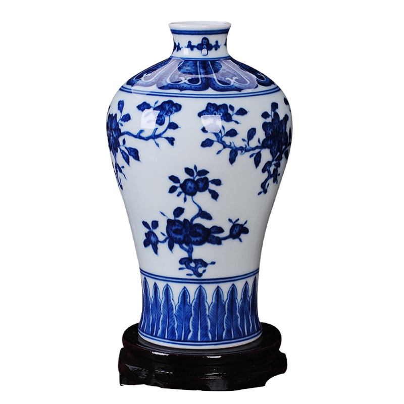 Jingdezhen ceramic flower vase modern hand - made vases of new Chinese style household, the sitting room porch place crafts