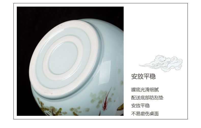 Jingdezhen ceramic wine accessories sealed tank storage tank furnishing articles creative household act the role ofing is tasted TV ark, porcelain