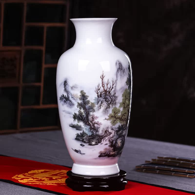 Jingdezhen ceramics vase household act the role ofing is tasted furnishing articles of handicraft art I and contracted sitting room adornment