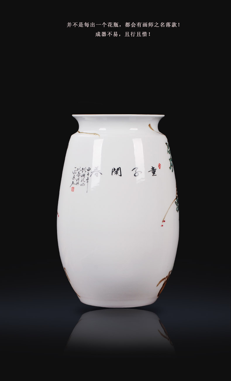 Jingdezhen ceramic pure hand draw the ancient philosophers make spring bottled act the role ofing is tasted furnishing articles home sitting room porch craft porcelain