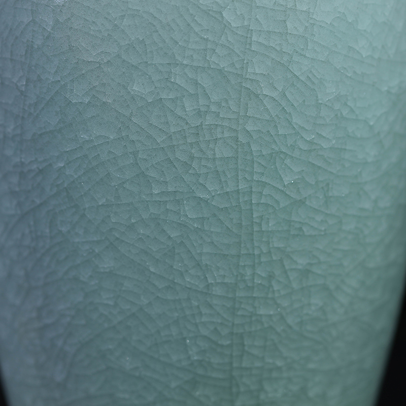 Jingdezhen ceramic vases, small and pure and fresh decoration lucky bamboo vases, flower arranging furnishing articles I and contracted sitting room living room