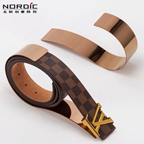 Stainless steel S-shaped belt rack display mens and womens belts belt rack floor shelf belt window display props