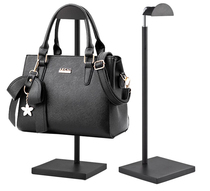 ABS black hydraulic spray paint hanging bag display rack mens bag womens bag rack Stainless steel mens bag womens bag display rack