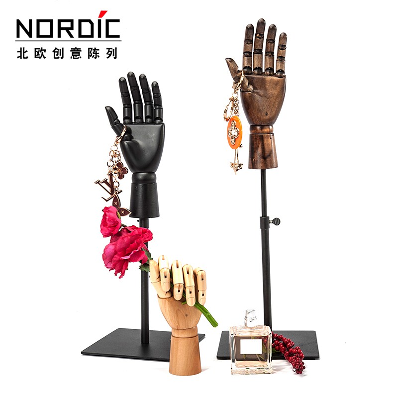 High-end Hand Model Multifunction Emulation Hand Mold Jewelry Glasses Wallet Jewelry Display Rack Clothing Store Swing items