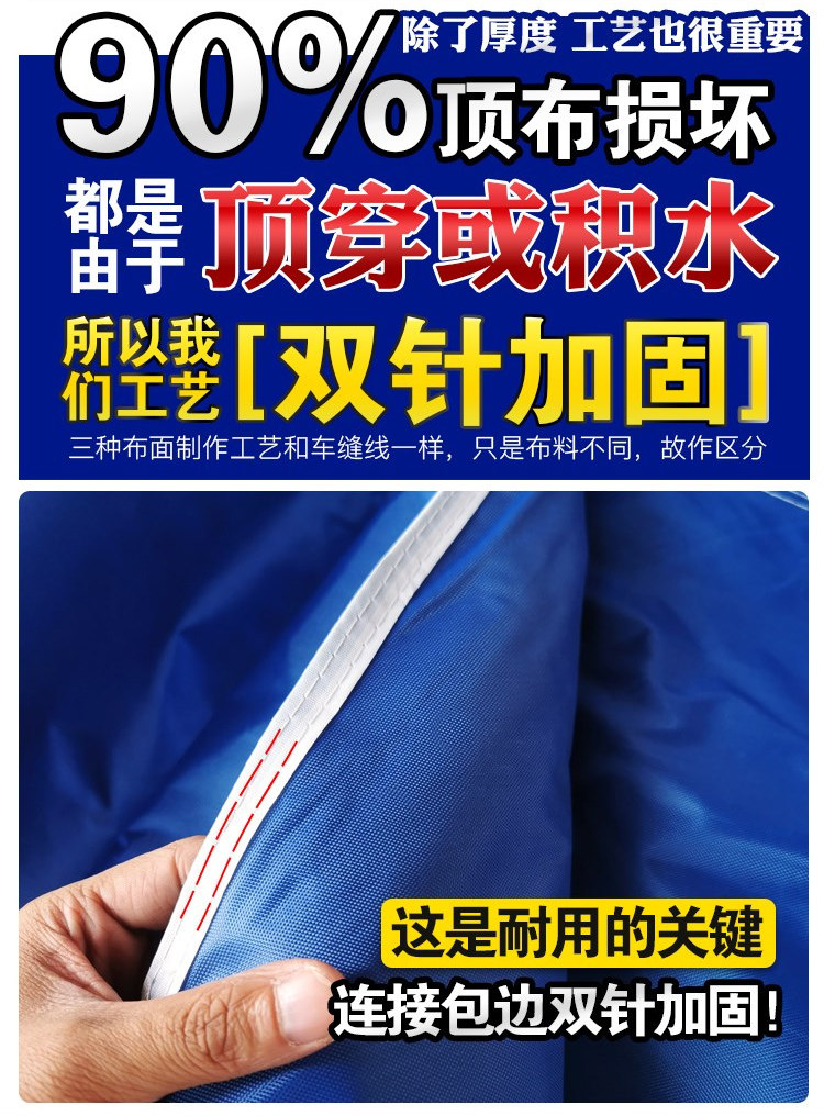 Outdoor Advertising Four-Leg Umbrella Tent Canopy Awning Large Stall Folding Umbrella Thickened Top Cloth Sunscreen 3x 3 Thickened