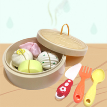 Childrens home kitchen toys simulation food Chechele fruit and vegetables kindergarten early education cooking breakfast girl