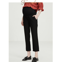 Pregnant woman Career Western dress pants 90% Micro lapants Tobella Belly Spring Summer pregnant woman Working pants Spring and autumn slim fit outside