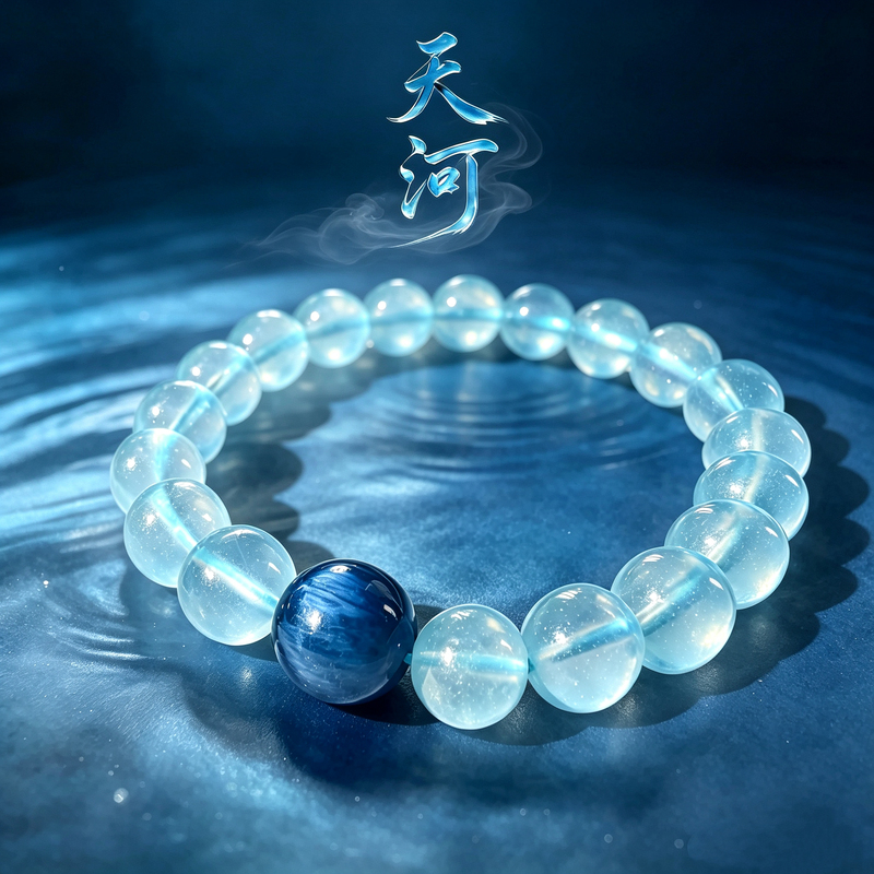 Estate Lao Xing's Wisdom Series Five Elements Bracelet: Water's Heavenly River Estate Lao Xing's Wisdom Series Five Elements Bracelet: Water's Heavenly River