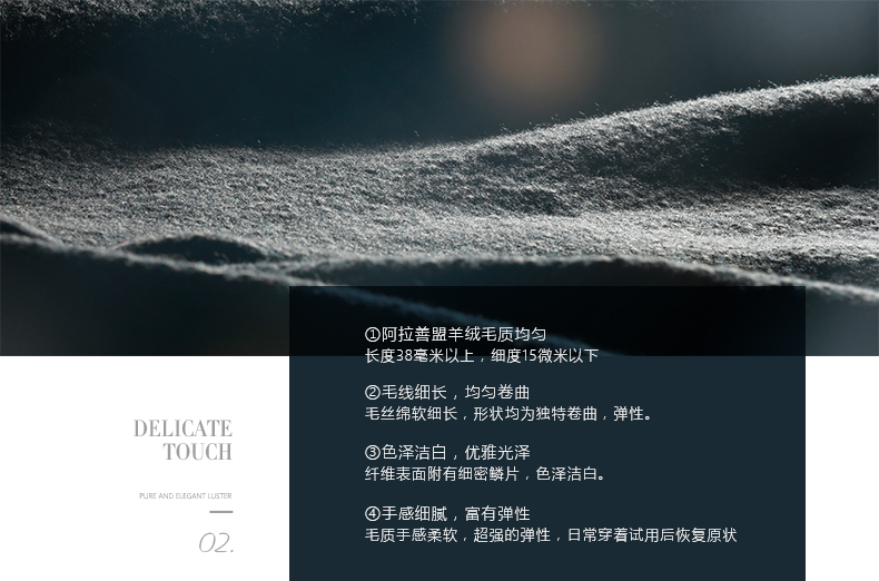 Lu Wang cửa hàng hàng đầu Áo len nhung Bắc Cực cho nam 2018 áo len cashmere Saint Xuerong mới cho nam cổ tròn - Áo len Cashmere quần áo giữ nhiệt nam