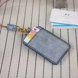 Оригинальная униформа медсестры ручной работы, бейджик, чехол для проездного и картхолдер, ремешок с гравюрой, из натуральной кожи, делается под заказ, с печатью вашего логотипа