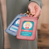 Оригинальная униформа медсестры ручной работы, бейджик, чехол для проездного и картхолдер, ремешок с гравюрой, из натуральной кожи, делается под заказ, с печатью вашего логотипа